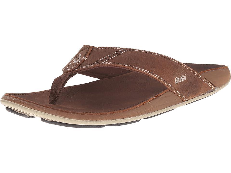 OluKai Nui (Rum/Rum) Men's Sandals Product Image