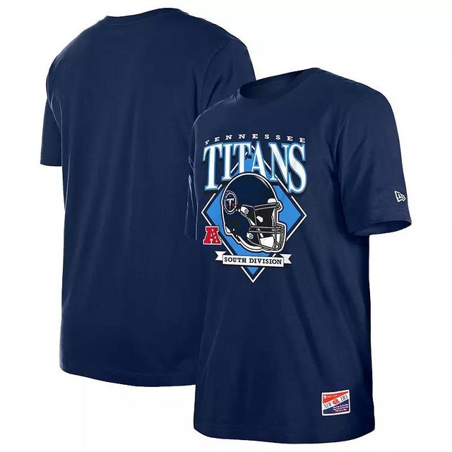 Mens New Era Tennessee Titans Team Logo T-Shirt Blue Product Image