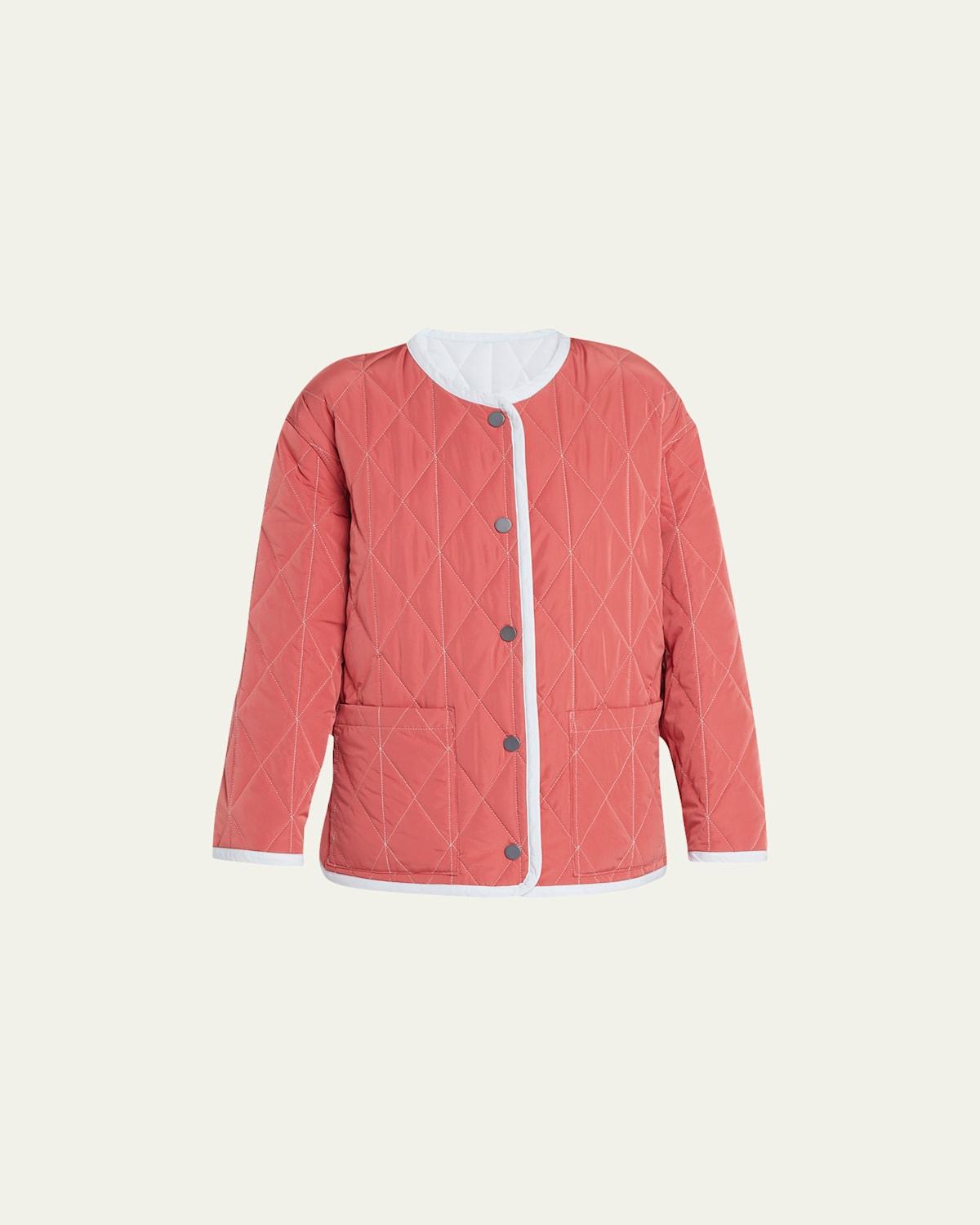 Womens Reversible Quilted Jacket Product Image