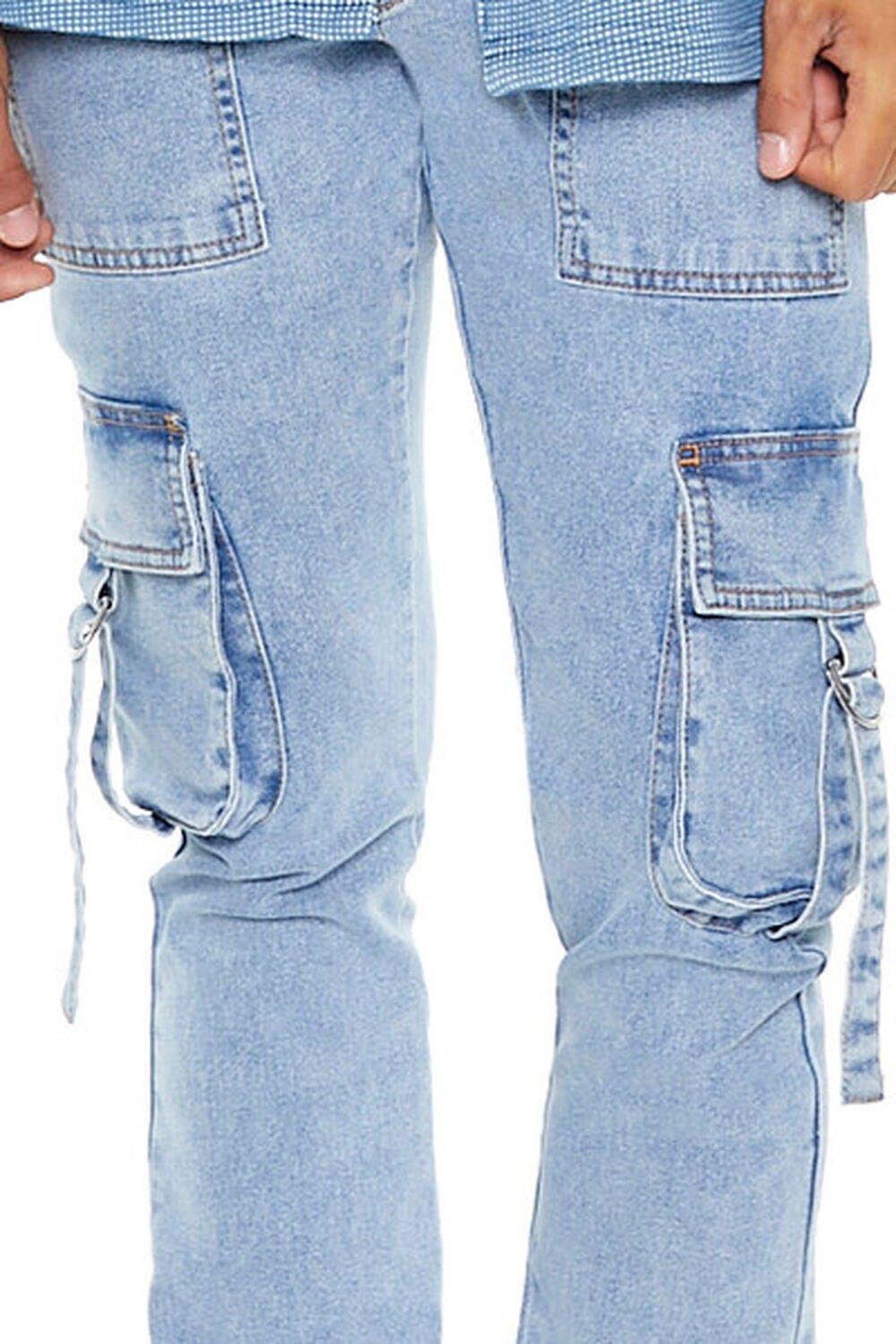 Flare Cargo Utility Jeans | Forever 21 Product Image