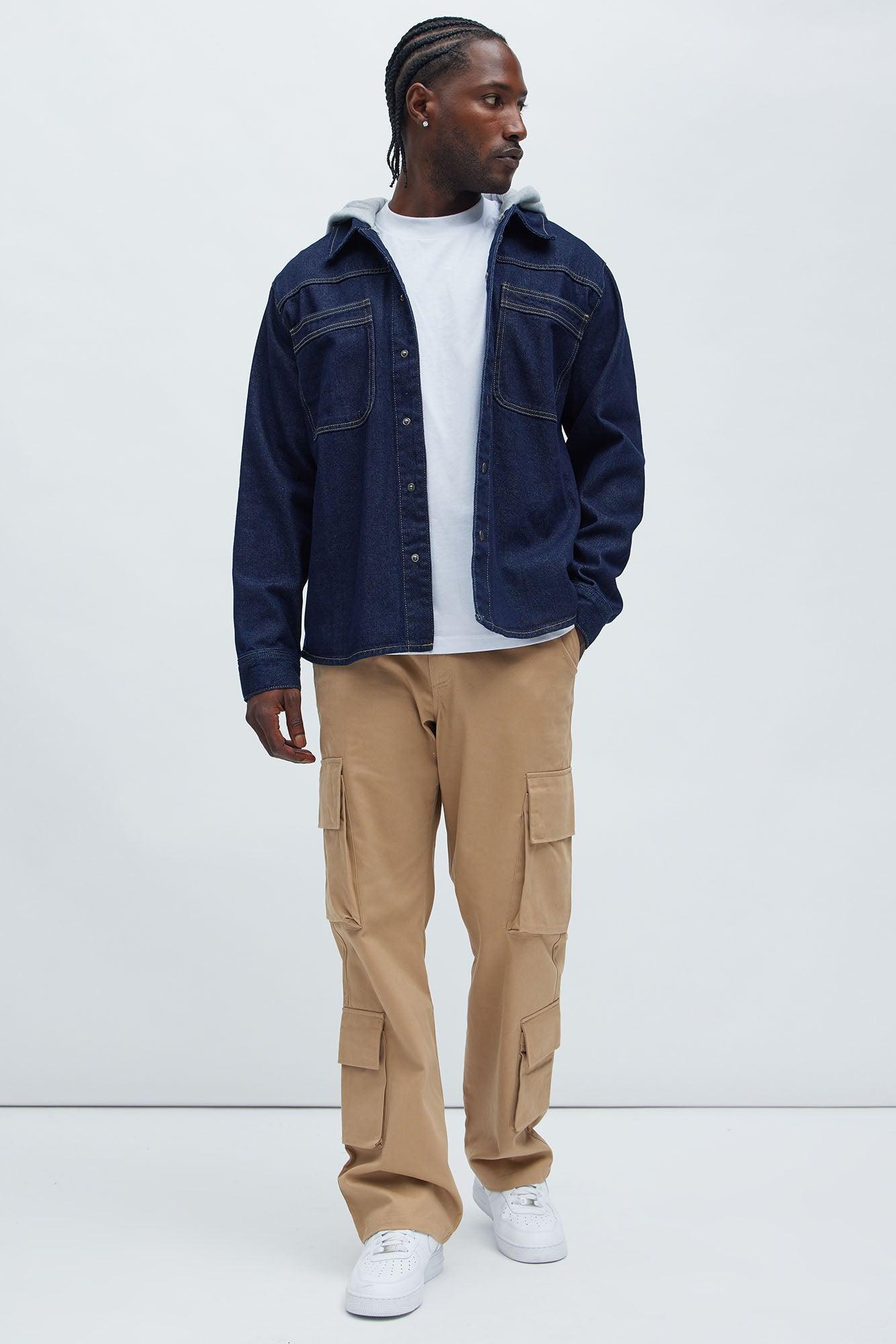 Jackson Lightweight Denim Shacket - Indigo Product Image