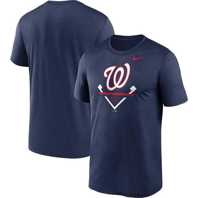 Mens Nike Washington Nationals Big & Tall Icon Legend Performance T-Shirt Blue Product Image