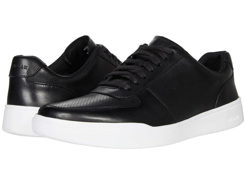 Cole Haan Mens Perforated Leather Sneakers - Peacoat Product Image