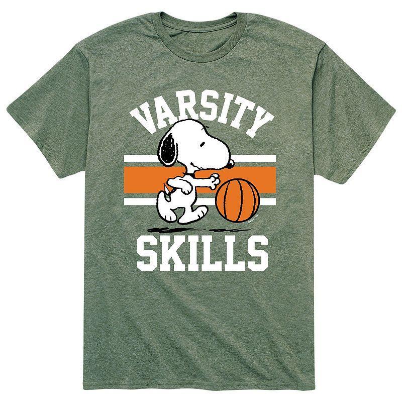 Mens Peanuts Varsity Skills T-shirt Product Image