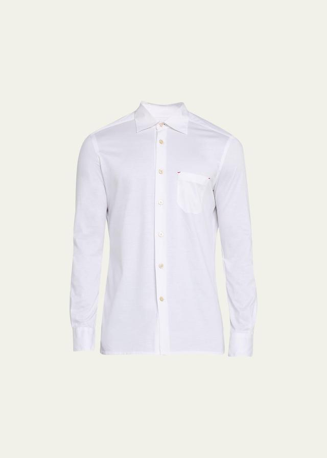 Mens Cotton Jersey Sport Shirt Product Image