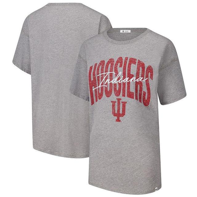 Womens 47 Heather Gray Indiana Hoosiers Muse Sadie T-Shirt Product Image