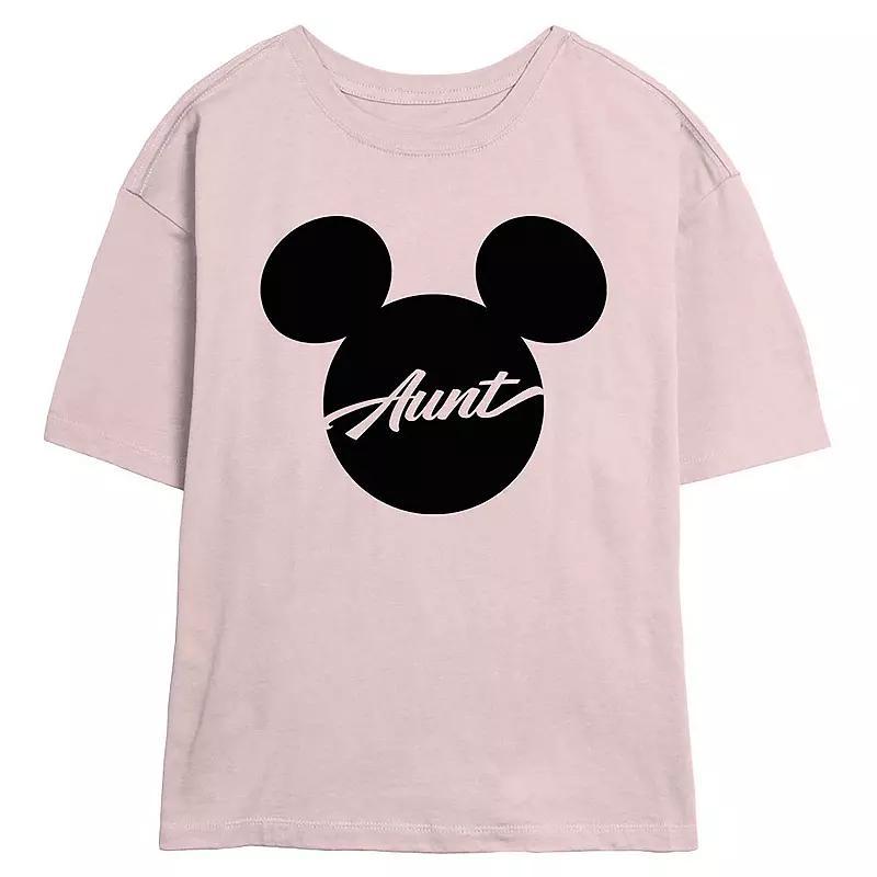 Disneys Mickey Mouse Aunt Womens Skimmer Graphic Tee Product Image