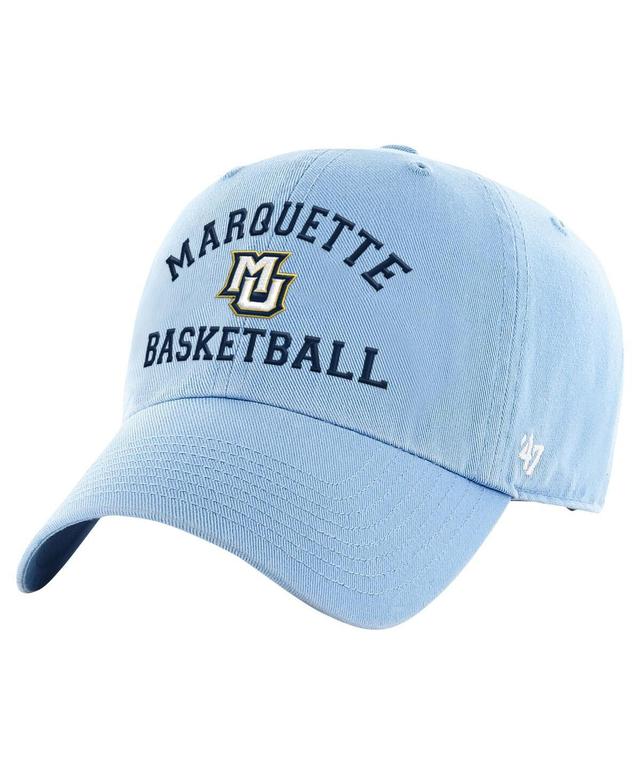 47 Brand Mens Light Blue Marquette Golden Eagles Clean Up Adjustable Hat Product Image