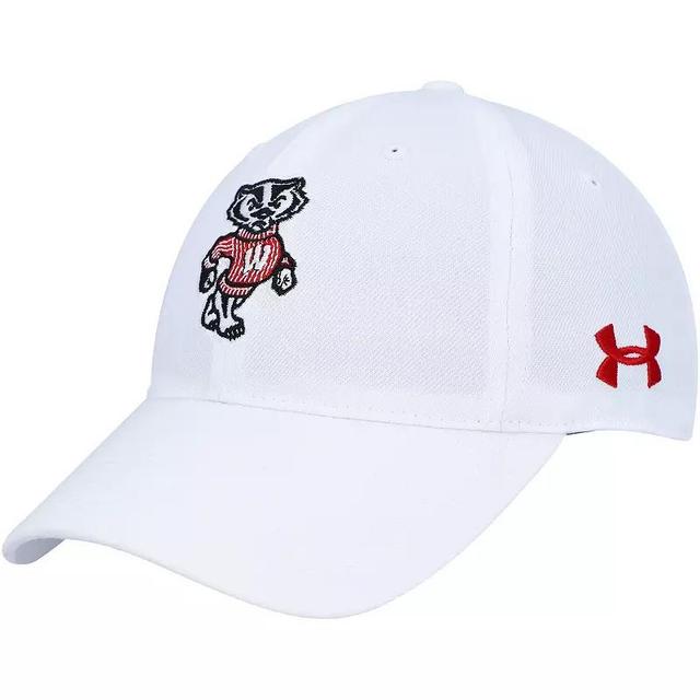 Mens Under Armour Wisconsin Badgers Classic Adjustable Hat Product Image