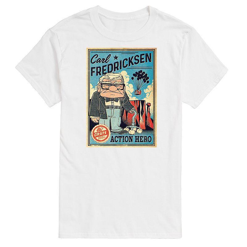 Disney / Pixars UP Big & Tall Carl Graphic Tee, Mens Product Image