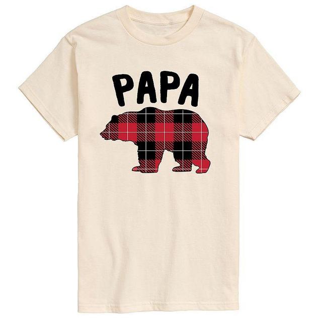 Mens Papa Bear Tee Dark Beige Product Image