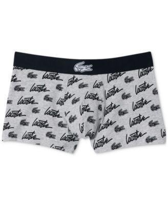 Lacoste Mens Stretch-Cotton Logo-Print Boxer Briefs Product Image