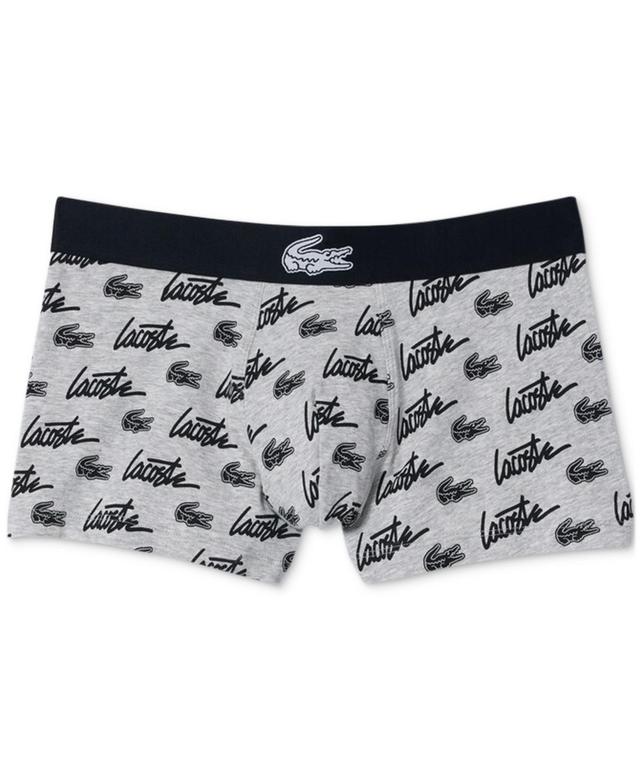 Lacoste Mens Stretch-Cotton Logo-Print Boxer Briefs Product Image