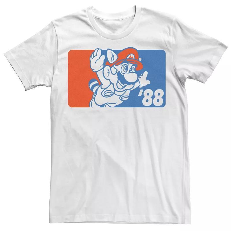 Mens Super Mario Bros 3 Mario Flying Graphic Tee Product Image