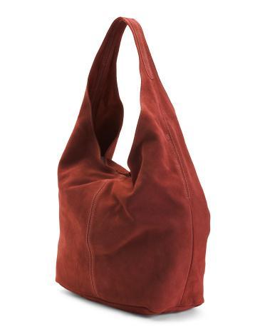 Suede Slouchy Hobo Bag for Women Product Image