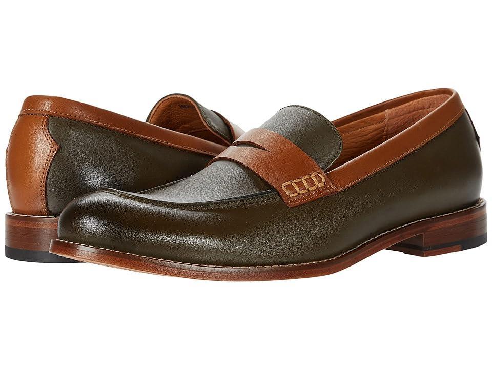 Penny Luck Morgan Penny Loafer Green) Men's Shoes Product Image