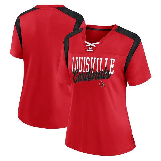 NCAA Louisville Cardinals Womens Jersey T-Shirt Product Image