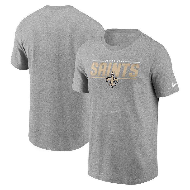 Mens Nike Heathered Gray New Orleans Saints Muscle T-Shirt Product Image