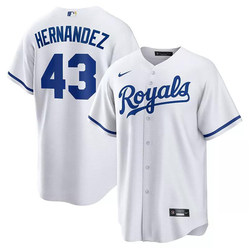 Mens Nike Carlos Hernndez Kansas City Royals Home Replica Player Jersey Product Image