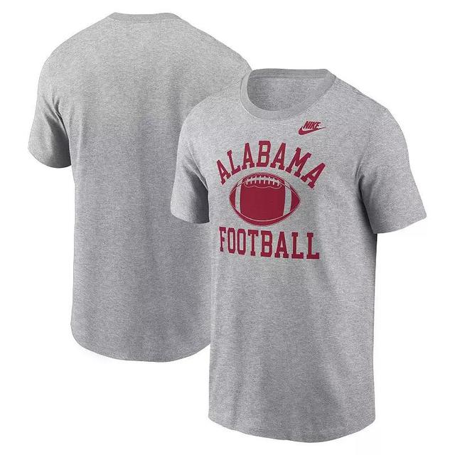 Mens Nike Heather Gray Alabama Crimson Tide Legacy Football Icon T-Shirt Product Image