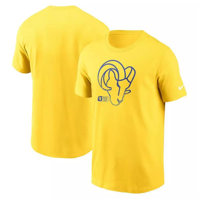 Mens Nike Los Angeles Rams Faded Essential T-Shirt Product Image