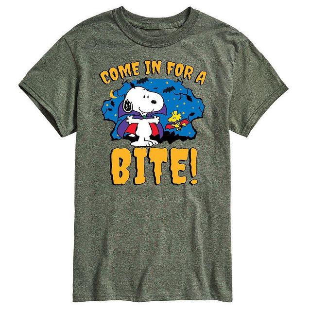 Mens Peanuts Snoopy Come In For A Bite Graphic Tee Product Image