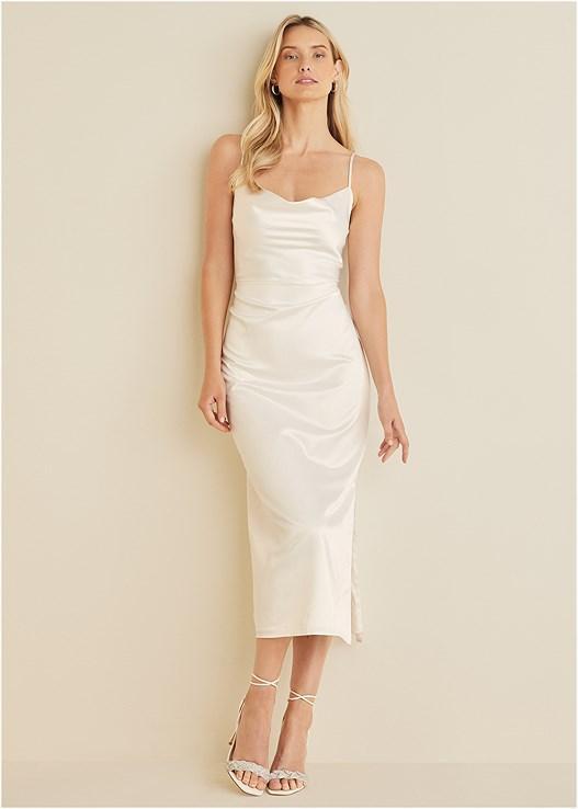 Cowl Neck Slip Dress Product Image