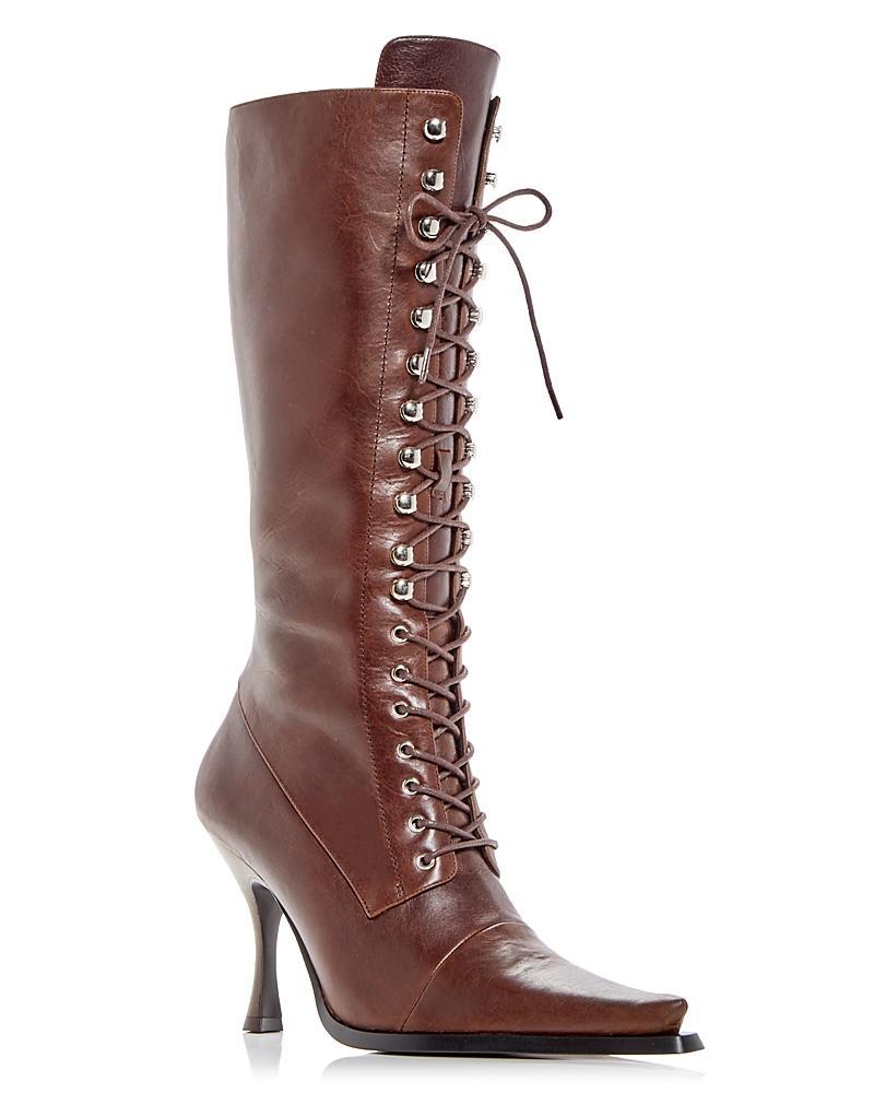 Jeffrey Campbell Womens Lani Lace Up Boots product image