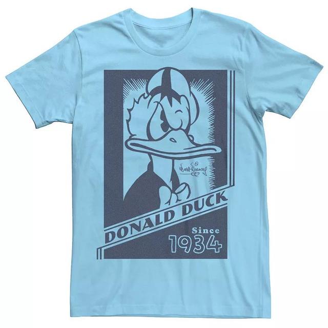 Disneys 100 Angry Donald Duck Stamp Mens Tee Product Image