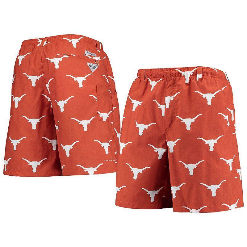 Mens Columbia Texas Orange Texas Longhorns PFG Backcast II 8 Omni-Shade Hybrid Shorts Product Image