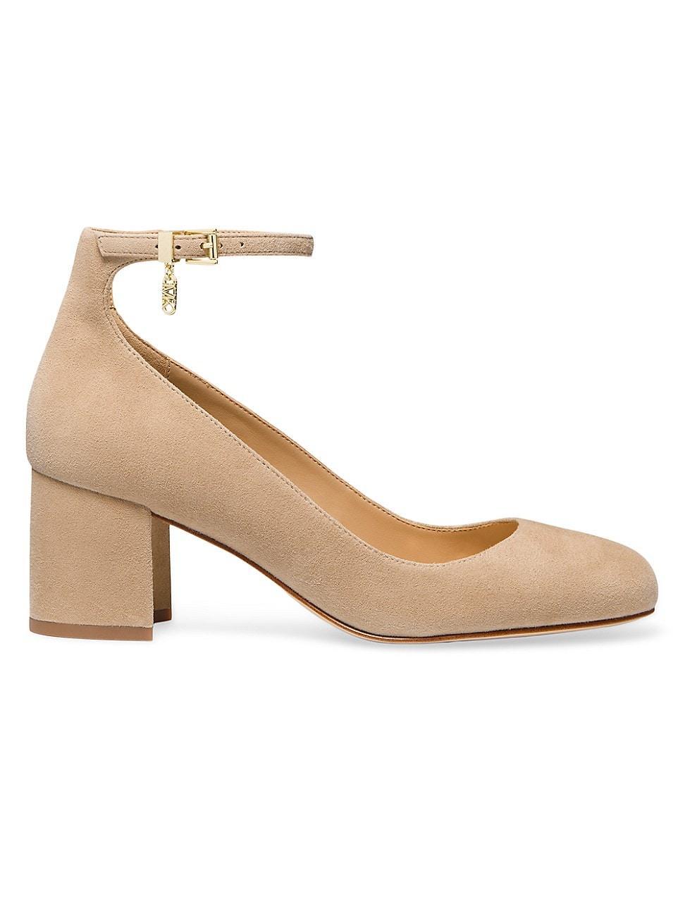 Womens Perla Suede Block Heels Product Image