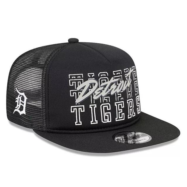 Mens New Era Detroit Tigers Street Team A-Frame Trucker 9FIFTY Snapback Hat Product Image