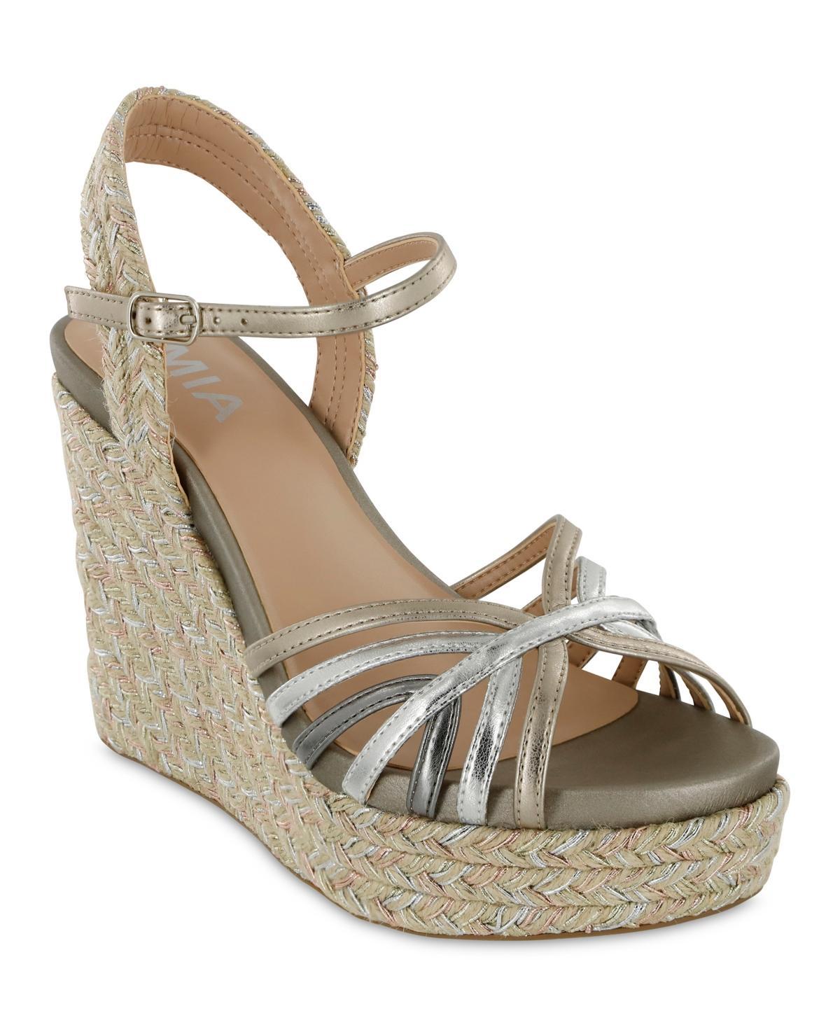 Mia Womens Anjalli Wedge Sandals Product Image