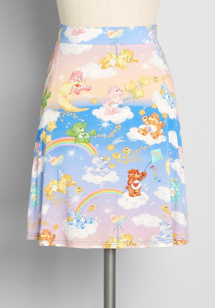 ModCloth X Care Bears Excellence Attained Mini Skirt Product Image