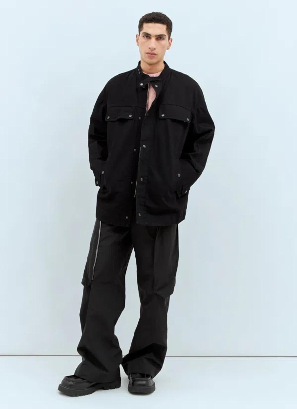 DRIES VAN NOTEN Viskin Jacket In Black Product Image