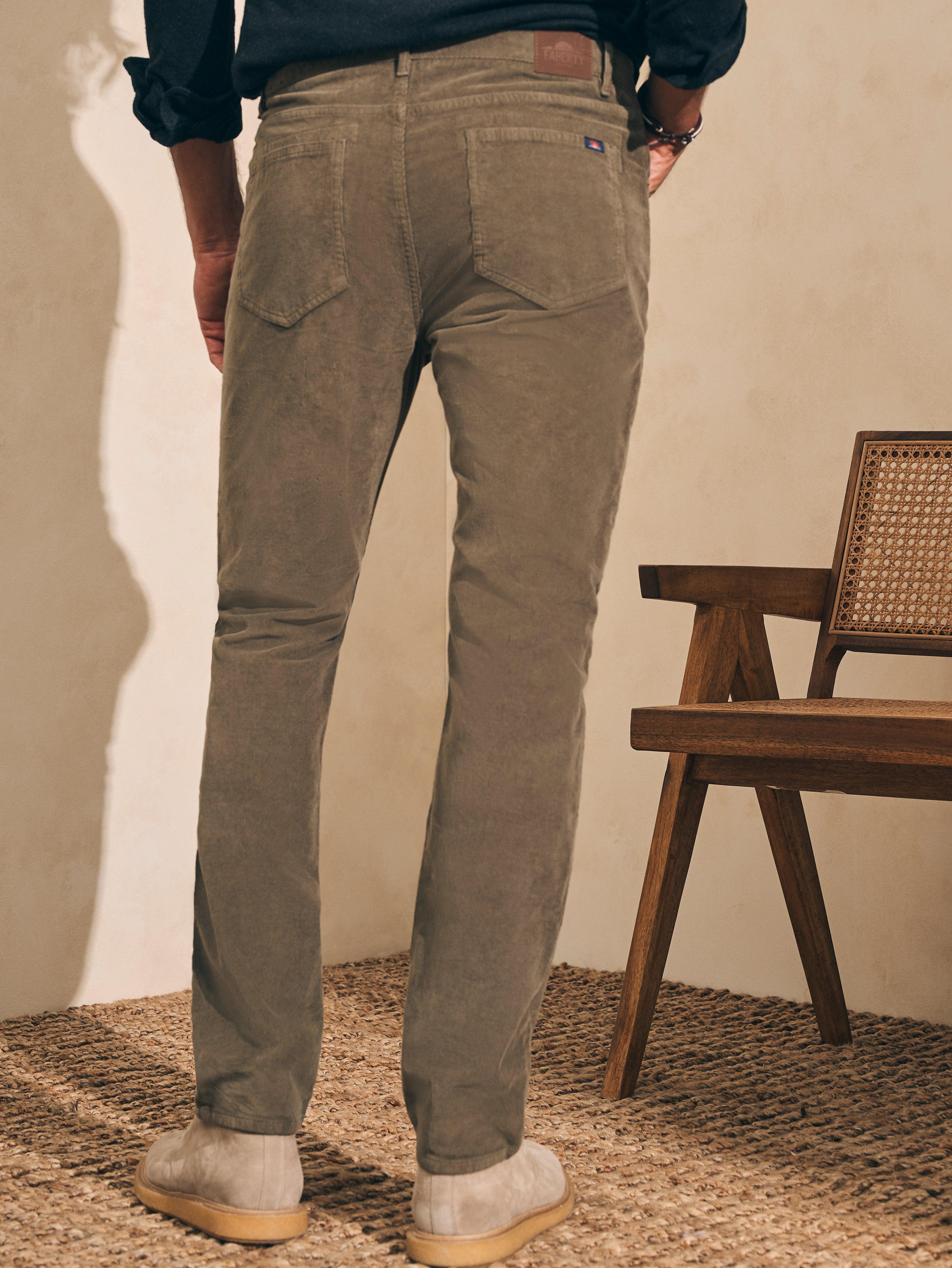 Stretch Corduroy 5-Pocket Pant (30" Inseam) - Surplus Olive Male Product Image