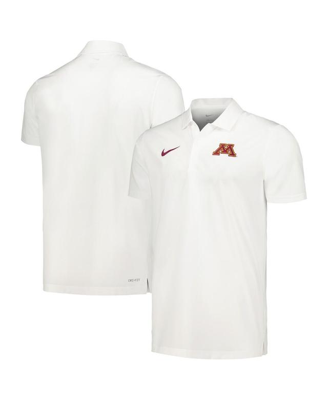 Mens Nike White Minnesota Golden Gophers Sideline Polo Shirt Product Image