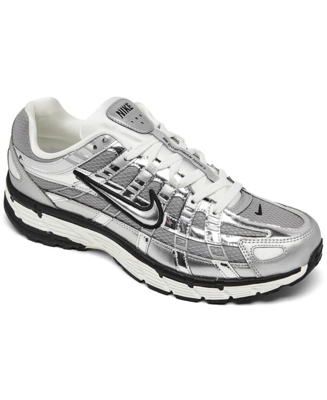 Nike Mens P-6000 Casual Sneakers from Finish Line - Metallic Silver Product Image