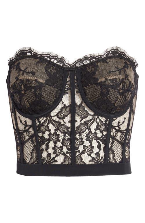 Alexander McQueen Semisheer Strapless Corset Top Product Image