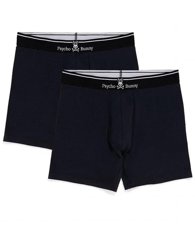 Psycho Bunny Waistband Logo Boxer Briefs 2-Pack Product Image