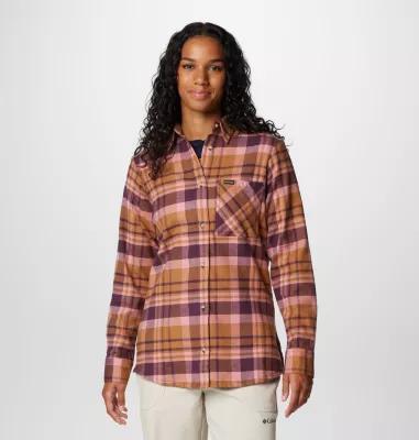 Columbia Women's Calico Basin Flannel Long Sleeve Shirt- Product Image