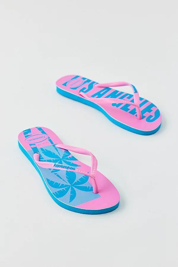 Havaianas Printed Slim Flip Flop Sandal Womens at Urban Outfitters Product Image