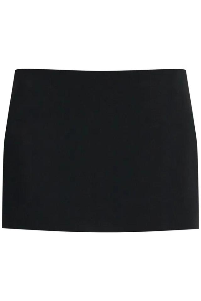 KHAITE Jett Low-rise Mini Skirt In Black Product Image