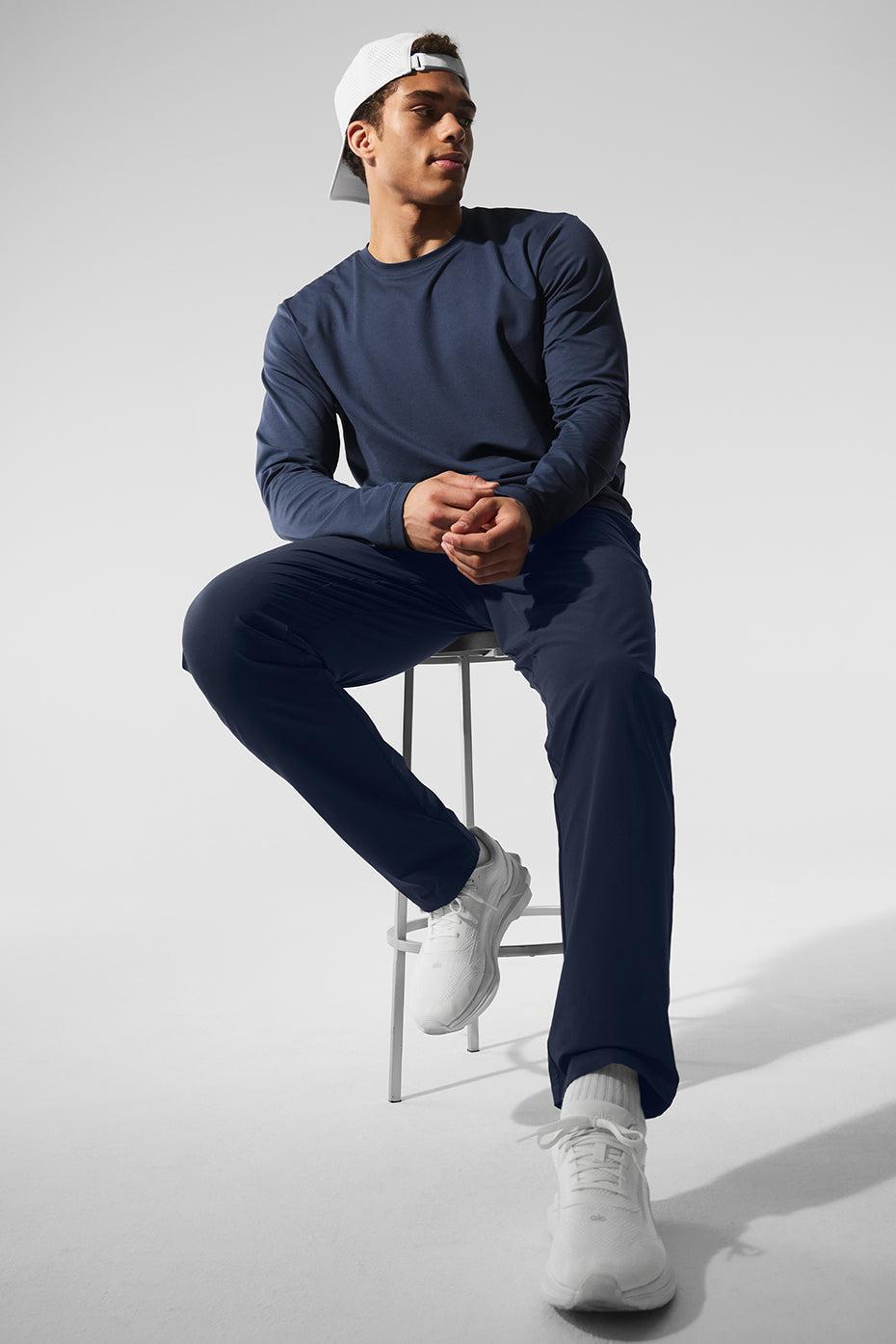 Conquer Reform Crewneck Long Sleeve - Navy Male Product Image