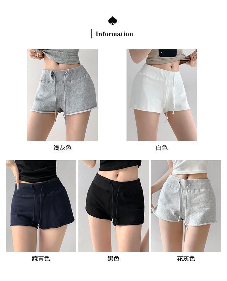 Rolled Cotton Shorts in 5 Colors Product Image