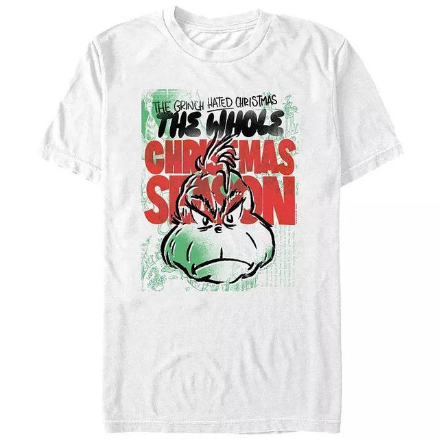 Big & Tall Dr. Seuss Grinch The Whole Christmas Season Graphic Tee, Mens Product Image