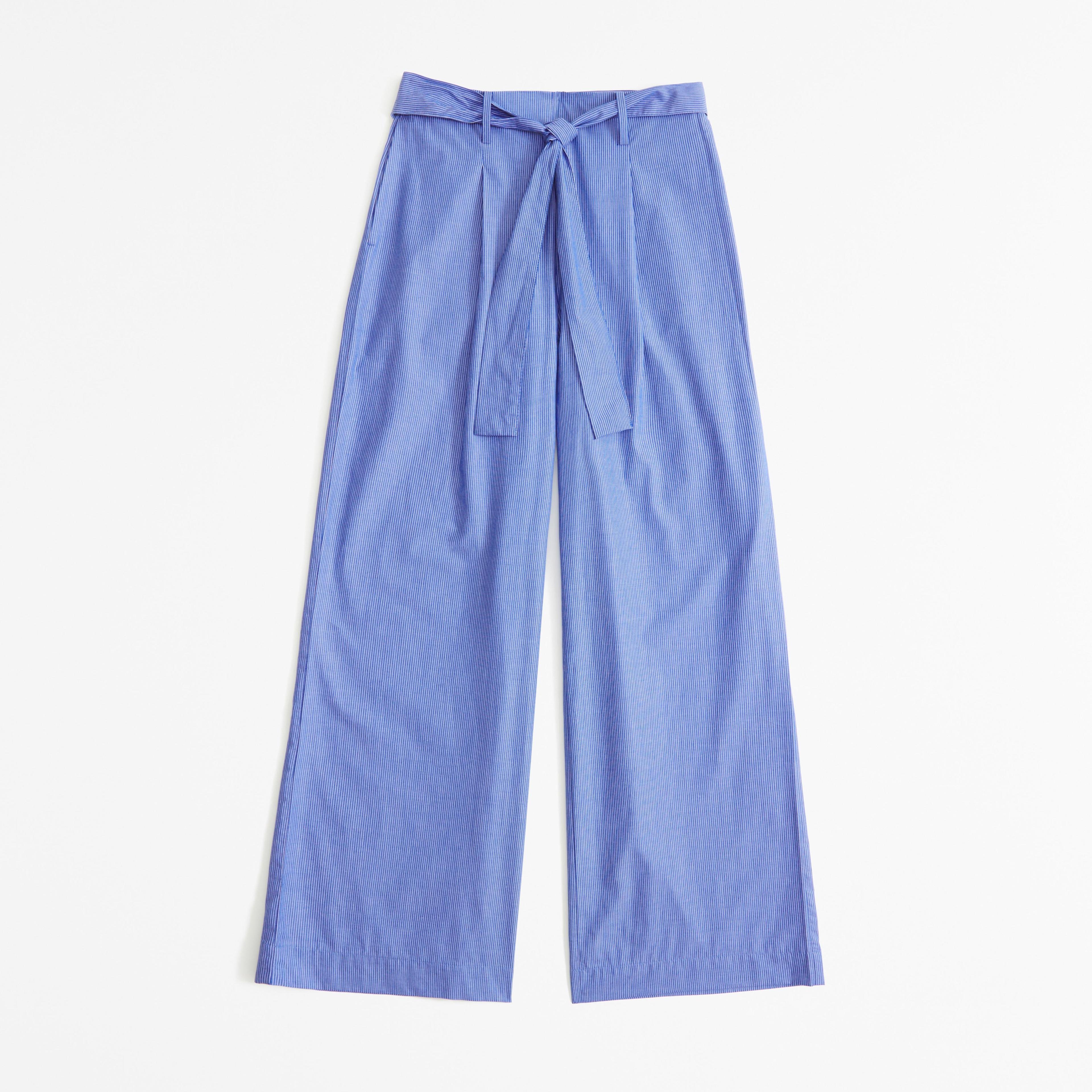 Poplin Wide Leg Pant Product Image