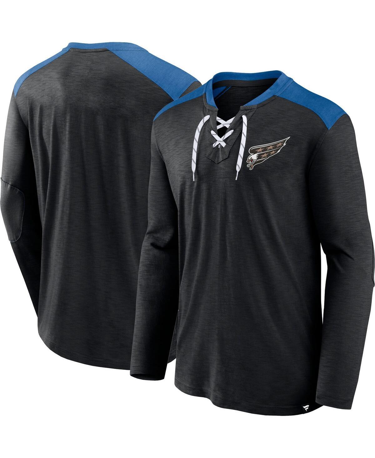 Mens Fanatics Branded Washington Capitals Special Edition 2.0 Long Sleeve Lace-Up T-Shirt Product Image