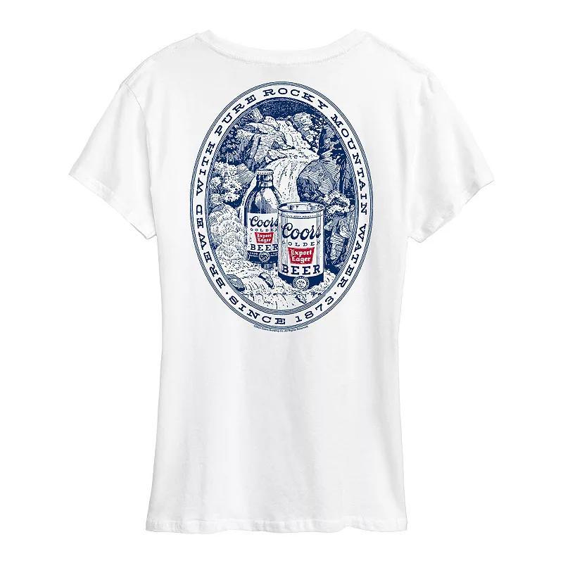 Womens Coors Banquet Rocky Mountain Graphic Tee Product Image