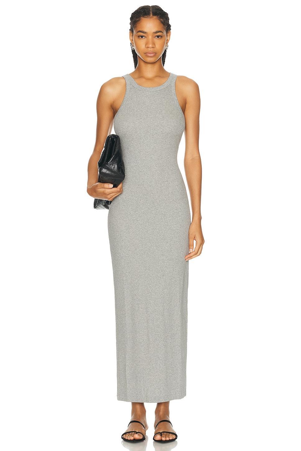 Tank Maxi Dress In Grey Melange Product Image